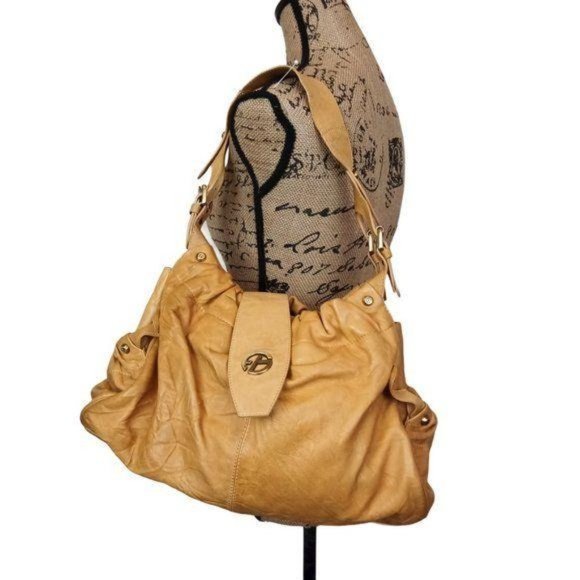 Francesco Biasia Large Leather Hobo Shoulder Bag